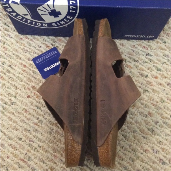 🆕 BIRKENSTOCK habana brown arizona leather sandal - Picture 7 of 8